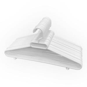 Perchas de Plástico Blanco, Pack 30 Unidades, Perchas Liger…