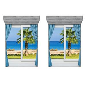 ABAKUHAUS Vistoso Sábana Elastizada Juego de 2, Orilla de P…