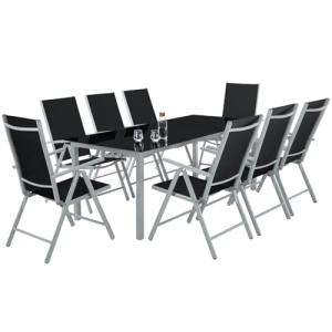 TecTake® Conjunto Muebles Jardín Exterior 9 Piezas, Estruct…