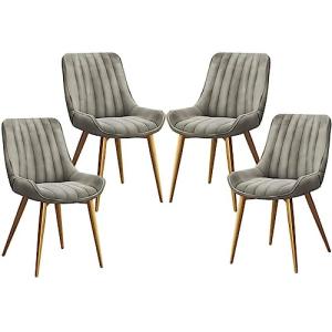 GLMGBP Juego de 4 sillas de Comedor de Cuero sintético con…