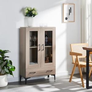 [en.casa] Vitrina Søndersø Aparador para salón Mueble Auxil…