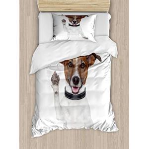 ABAKUHAUS Jack Russell Funda Nórdica, Bebé del Amante del P…