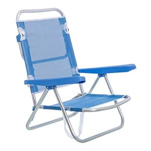 LOLAhome Silla de Playa Baja reclinable 4 Posiciones Conver…