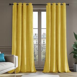 Deconovo Cortinas Opacas con Ojales, Cortinas Térmicas para…