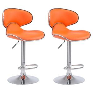 CLP Set De 2 Taburetes Las Vegas Tapizados En Simil Cuero I…