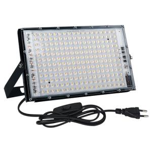 CREATESTAR Foco LED 150W, 3000K Blanco Cálido Foco LED Exte…