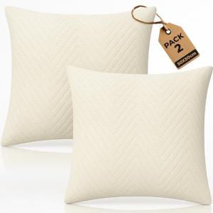 VENIO Funda Cojin 50x50 para Sofá y Decoración - Pack de 2…