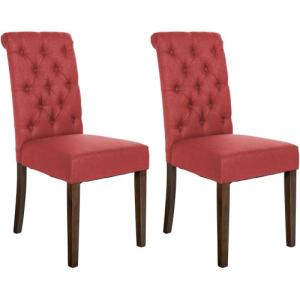 CLP Set De 2 Sillas De Comedor Lisburn En Tela o Terciopelo…