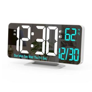 KOSUMOSU - Reloj Despertador Digital LED para dormitorios d…