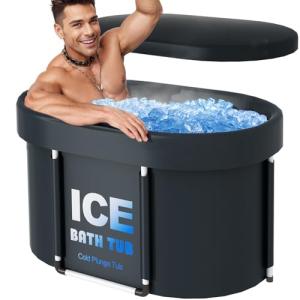 Cubeta de hielo profesional para adultos, cubitera con tapa…