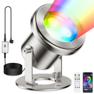 LyLmLe Luce LED para Estanque con Control APP, 6W RGB Foco…