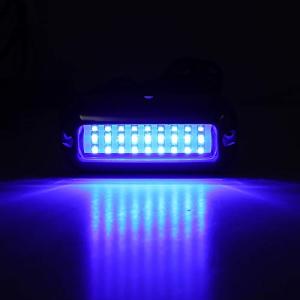 ALLOMN 2pcs 12V 27LED Barco LED Luz de Barco LED Acero Inox…