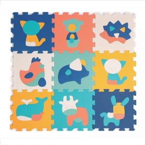 LUDI 9 Dalles en Mousse Motifs animaux-Tapis de Sol-Puzzle…