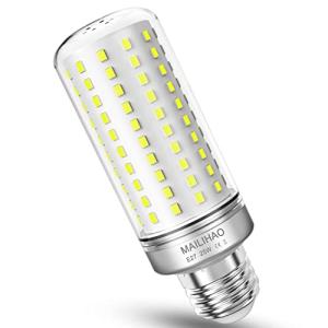 MAILIHAO 1 unidades E27 LED maíz bombilla, 25W Blanco Frío…