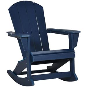 Outsunny Silla Mecedora de Jardín Mecedora para Exterior Es…
