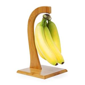 Relaxdays Soporte Plátanos Cocina, Bambú, 28,5 x 16 x 16 cm…