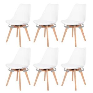 EGGREE Pack de 6 Sillas de Oficina Giratoria, con Las piern…