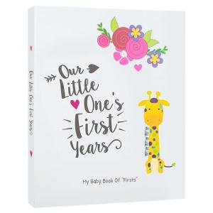 Ronica Libro de recuerdos para bebé con pegatinas mensuales…