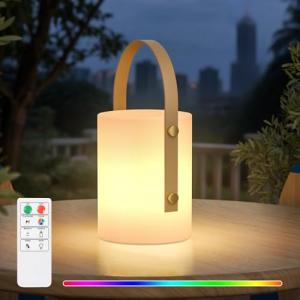 FUYO Lámpara de Mesa LED Inalámbrica Recargable Lámpara de…