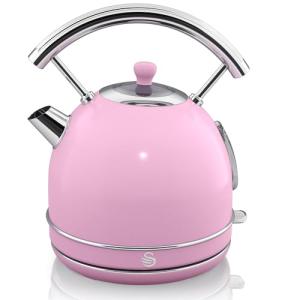 Swan Retro Hervidor de Agua 1,8L, Tetera Eléctrica, Resiste…