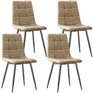 ANVOFONG Pack De 4 Sillas De Comedor,Tejido Técnico Sillas…