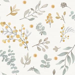 CiCiwind Papel pintado autoadhesivo, diseño de flores, colo…