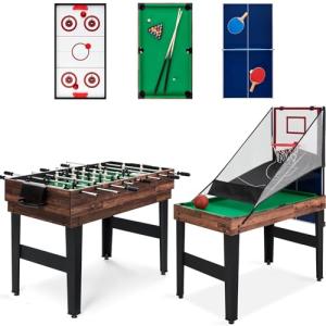 Mesa de Juego Multijuegos 5 en 1, Mesa de Juego Combinado m…