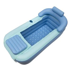BAOCHADA 120 x 43 x 43 cm azul hinchable bañera adulto pleg…