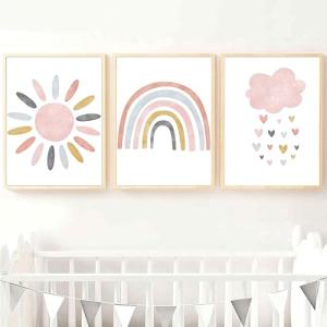 IBXWMNG Juego de 3 pósteres para habitación infantil，decora…