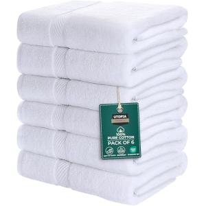 Utopia Towels Paquete de 6 Juego de Toallas de baño, 100% a…