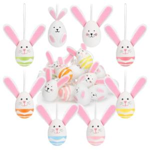 com-four® 18x Huevos de Pascua para Colgar - Decoraciones d…