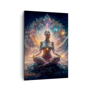 Lienzos decorativos Meditación Yoga Energía Cuadro Sobre Li…