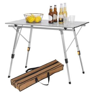 WOLTU Mesa de Camping Plegable de Jardín de Trabajo de Balc…