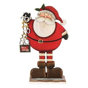 com-four® Expositor Decorativo para Navidad - Papá Noel de…