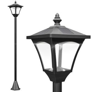 Outsunny Farol Solar de Jardín IP44 Lámpara de Pie con Luce…