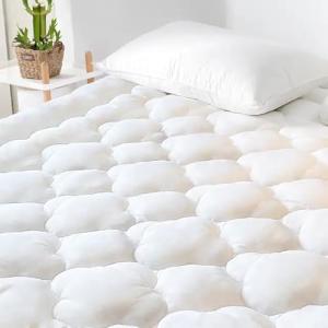 GRT sobrecolchon 160x200 cm - 40 cm,Topper de Fibra de bamb…