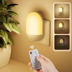 Luz Nocturna con Control Remoto, Lámpara de Noche Infantil…