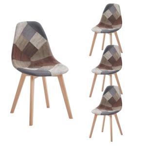 BenyLed Juego de 4 Sillas de Comedor, Sillas de Cocina Mode…