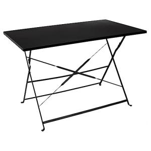 HOME DECO FACTORY Comedor Plegable Palerme Negro 110 x 70 x…