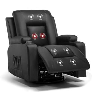COMHOMA Sillón Relax Masaje reclinable electrico con 8 Punt…