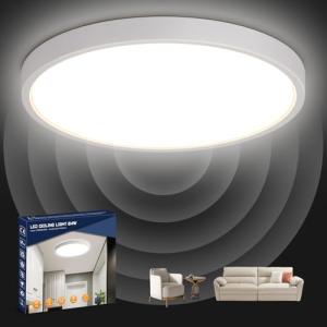 Letlit Plafon con Sensor de Movimiento, 24W 2400LM Lampara…