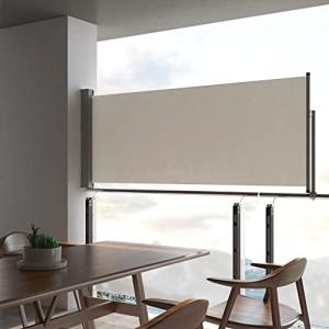 Willood Toldo Lateral Retráctil de Patio 100x300 cm Crema C…