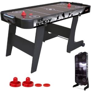DEVESSPORT Air Hockey Black City | Mesa de Hockey Plegable…