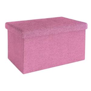 INTIRILIFE Banco Plegable 49x30x30cm en Rosa - Asiento Cubo…