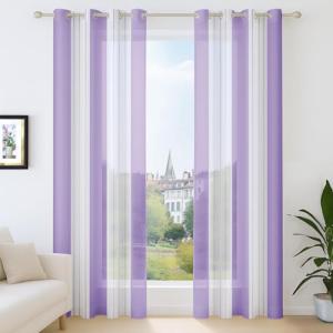 Deconovo Cortina de Cortina de Ancho de Ventana, 140 x 229…