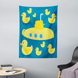 ABAKUHAUS Pato de Goma Tapiz de Pared y Cubrecama Suave, Pa…
