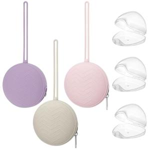 3 Pcs Portachupete Bebe De Silicon, Guarda Chupetes Bebe, E…