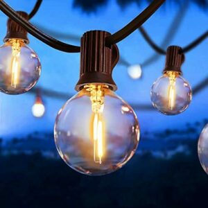 ROVLAK Luces Exterior LED G40 Cadena Bombillas 6.8M Imperme…