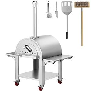 VEVOR Horno de Pizza al Aire Libre 80x80x205 cm Horno de Pi…