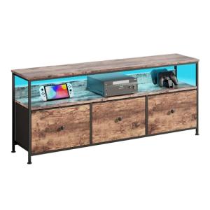 FOERPL - Mueble para TV LED, 137 cm, largo para TV, mueble…